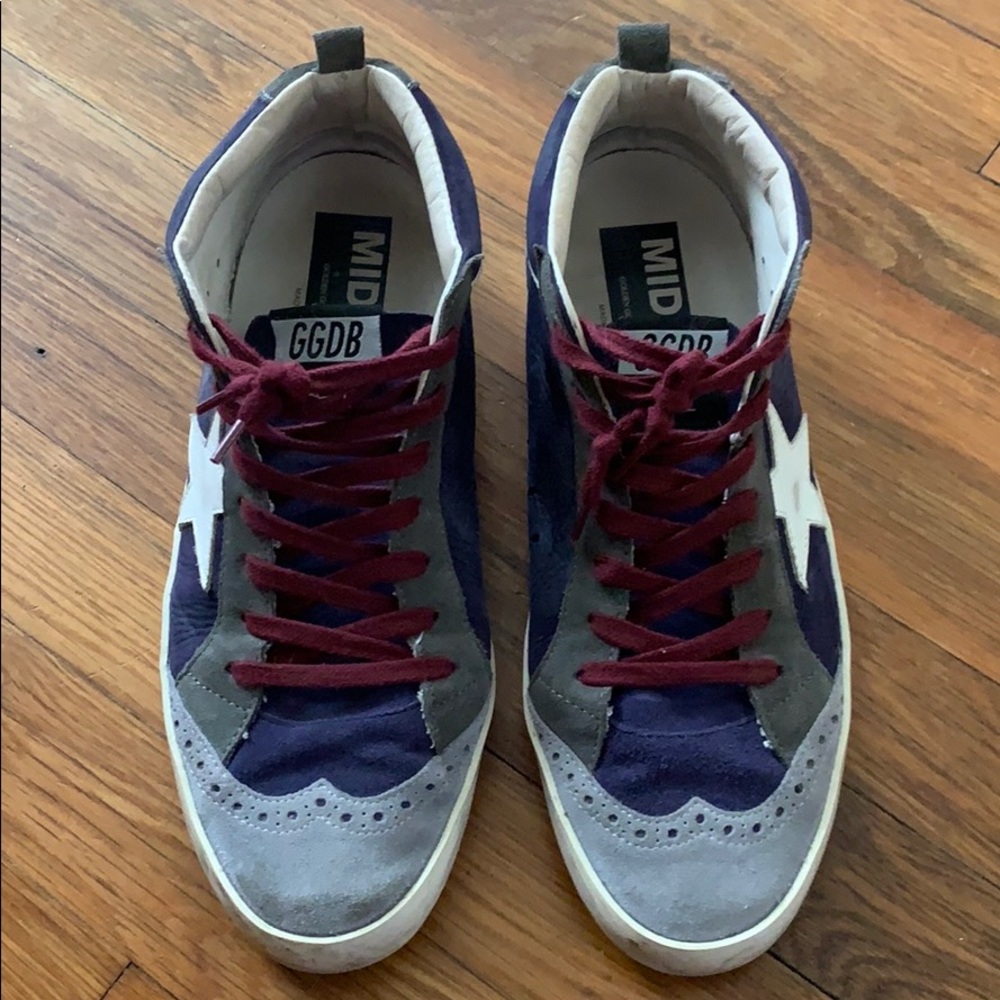 Golden goose midi stars